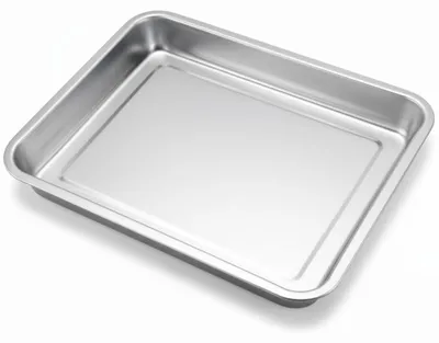 Produktbild von Backblech 45 x 35 x 4,8 cm, Edelstahl, mit Antihaftbeschichtung, für Küche