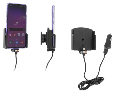 Produktbild von Brodit Gerätehalter 721204 mit Ladefunktion - für Smartphones - universell einsetzbar