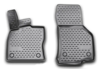 Gummi Fußmatten Set für VW Golf 7, Bj. 2013- + VW Golf 8, Bj. 2020-, 2-teilig