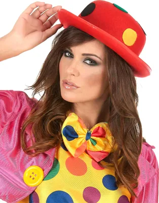 Produktbild von Clownsmütze Kostümaccessoire rot-bunt - Einheitsgröße