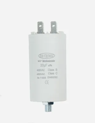 Obrázok produktu pre Kondenzátor, štartovací kondenzátor, motorový kondenzátor, 20 µF, 450 V