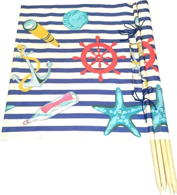 Produktbild von WINDSCHUTZ 5m für Strand Garten Meer SICHTSCHUTZ Camping Blickschutz Trennwand 23. Maritime