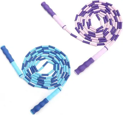 Obrázek produktu pro 2,8 m skákací švihadlo s korálky pro fitness trénink