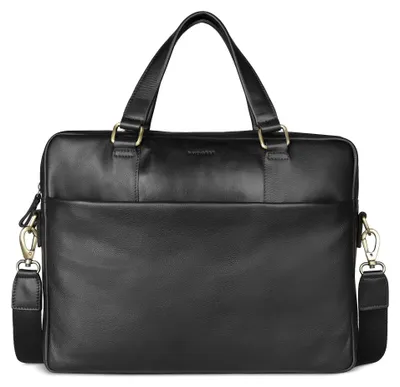 Imagen del producto de bugatti maletín bolsa de ordenador portátil con compartimento para ordenador portátil Ryan Briefcase Black