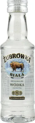 Produktbild von Weißer Wodka ¯ubrówka 0,05L | Vodka |50 ml | 40% Alkohol | ¯ubrówka | Geschenkidee | 18+