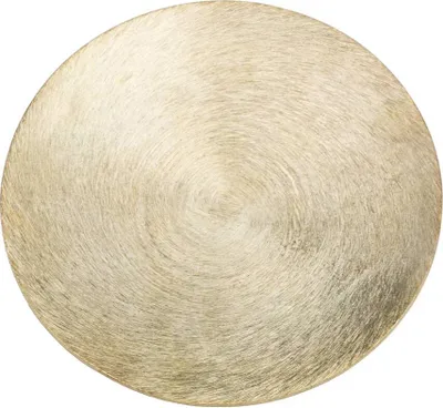 Produktbild von 4x Set Alu Deko Kerzenteller Gold Ø14cm Kerzenuntersetzer Für Stumpenkerzen 2810