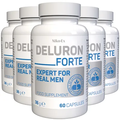 Produktbild von Deluron Forte 300 Kapseln - 5er Pack