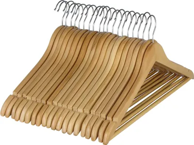 Produktbild von Kleiderbügel - Set aus Holz 20 - tlg.