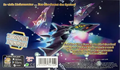 Obrázek produktu pro Yu-Gi-Oh! Duel Overload obchodní karty karty Shonen Jump Trading Card Game německé 1. vydání
