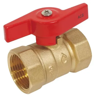 Produktbild von SOMATHERM FOR YOU - Doppelkugelhahn IG 12/17 - Schmetterlingshebel - Standarddurchgang - Verstärkte Dichtung mit 2 O-Ringen.