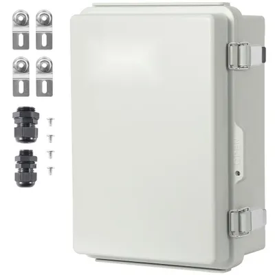 Produktbild von Elektrischer Anschlusskasten - ABS-Kunststoffgehäuse 430 x 330 x 180 mm - Edelstahlverschluss - IP67 Staub- und Wasserdicht - Elektroprojekte