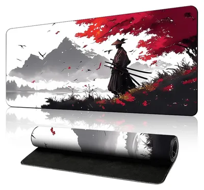Gaming-Mauspad XXL 800x300x3mm, Anti-Rutsch, wasserdicht, genähte Kanten