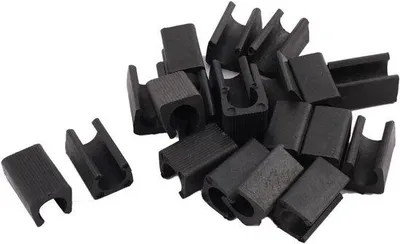 Obrázok produktu pre Chrániče na nohy stoličiek, 10 mm, čierne, 20 ks