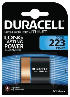 Obrázek produktu pro Duracell 223103, Baterie na jedno použití, 6V, Lithium, 6 V, 1 kusů, 45 mm
