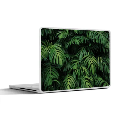 Produktbild von MuchoWow® Laptop Aufkleber Sticker Cover Blätter - Monstera - Abstrakt - Mädchen - Kinder - Jungen 40x30 cm - Laptop Dekoration - Selbstklebend