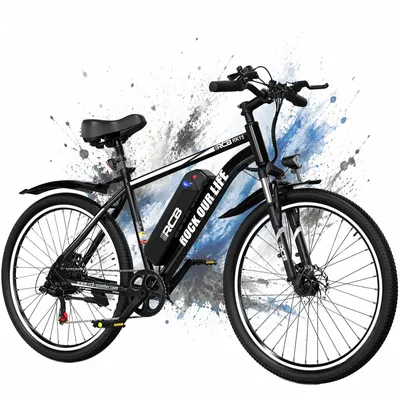 Produktbild von RCB E Bike RK15,Elektrofahrrad 26 Zoll mit 10.4Ah 36V Lithium-Akku,Elektrofahrrad für Erwachsene für Damen und Herren,7-Gäng,Reichweite bis zu 35-90Km