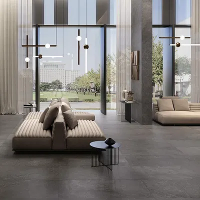 Produktbild von CASA39 Fliesen Steinoptik Schwarz 80x80 cm Emil Ceramica MaPierre