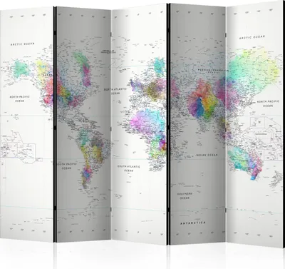 Immagine prodotto di Schermo monofacciale Mappe 225x172 cm 5 pezzi bianco