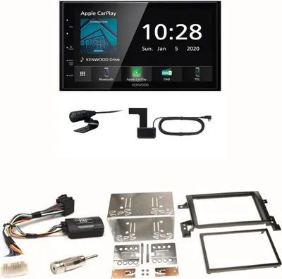 Produktbild von Kenwood DMX5020DABS Android Auto CarPlay Einbauset für Suzuki Grand Vitara JT