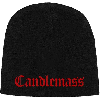 Produktbild von Candlemass - Mütze für Herren/Damen Uni RO5970 (Einheitsgröße) (Schwarz/Rot)