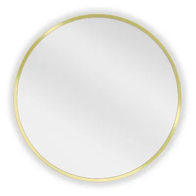 Zdjęcie produktu dla Mexen Loft lustro łazienkowe okragłe 50 cm, rama złota - 9850-050-050-000-50