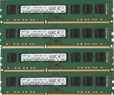 Produktbild von Samsung 32GB 4x 8GB DDR3 1600L MHz DIMM Low Voltage Ram Speicher Desktop 240 Pin