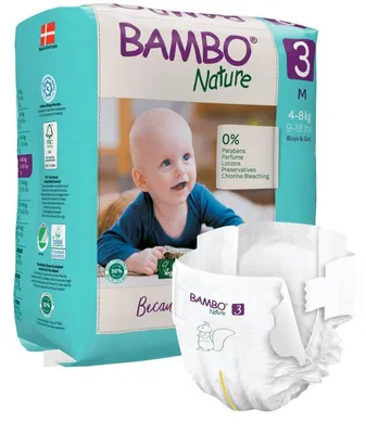 Produktbild von Bambo Nature, Gr. 3, 4-8 kg   | Packung (28 Stück)