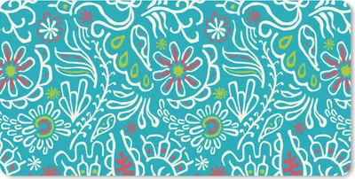 Produktbild von MuchoWow® Mauspad Mousepad Blumen - Blätter - Tropisch - Design 60x30 cm - Mousepads - Maus Mat - Pad - Mausunterlage - Nachhaltig