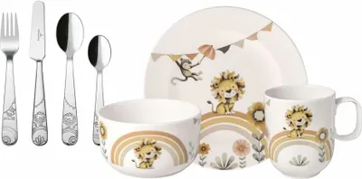 Obrázek produktu pro Villeroy & Boch Boho Kids / Roar like a Lion Kindergeschirr Set 7tlg.