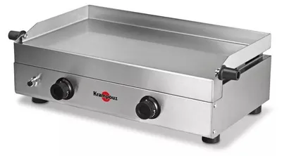 Immagine prodotto di Piastra a gas da 3400 w con piastra in acciaio inox da 64x33 cm Krampouz PFSV2MA-KR