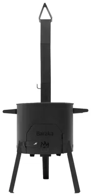 Produktbild von FlameFusion Utschak M Feuerofen mit Abzugsrohr | Uchag für Kazan 12 Liter | Grillen & Kochen mit Outdoorküche