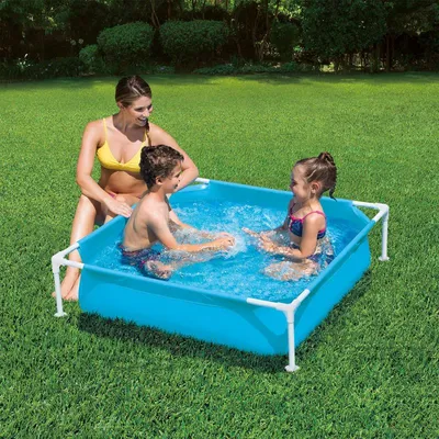 Produktbild von Summer Waves Planschbecken Kinderpool Frame Pool 1,2x1,2x0,3m