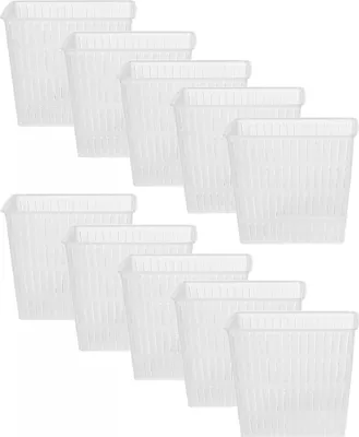 Produktbild von 10 x Käseform 8.2x6.3cm h: 7.7cm, Käseformen, Käseherstellung