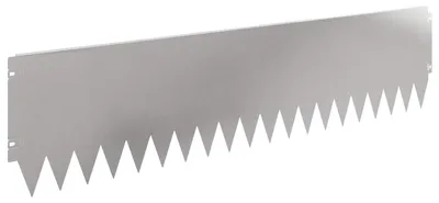 Zdjęcie produktu dla Krawężnik do trawnika 10 pcs 103 x 25 cm Stal srebrny