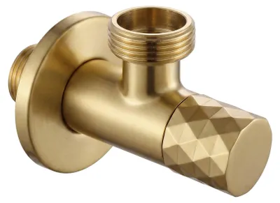 Produktbild von Rea Eckventil Diamond 03 1/2" X 3/4" Brush Gold