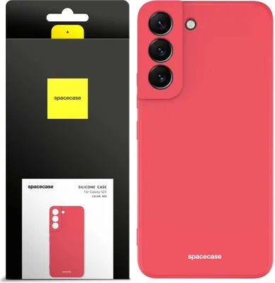 Obrázok produktu pre Silikónový obal SPACECASE Silikónový obal pre Galaxy S22 Red