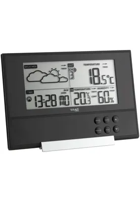 Zdjęcie produktu dla TFA-Dostmann 35.1107, Czarny, 20 - 95%, -5 - 50 °C, 23 - 122 °F, -20 - 60 °C, 4 - 140 °F