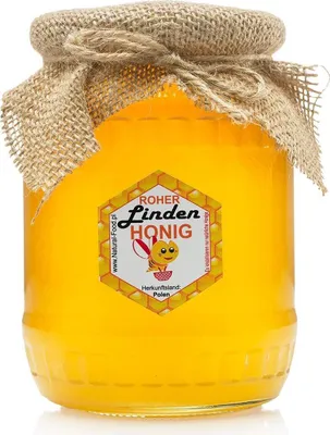 Produktbild von ROHER HONIG direkt vom Imker | 22 KG | LINDEN Honig | Roh, natürlich, sehr gesund, ohne Zusätze. Ungefiltert, nicht geschleudert oder erhitzt