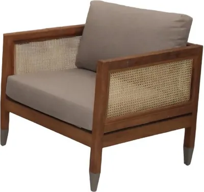 Immagine prodotto di Poltrona da giardino per esterni imbottita reclinabile balcone terrazza lounge chair poltrona