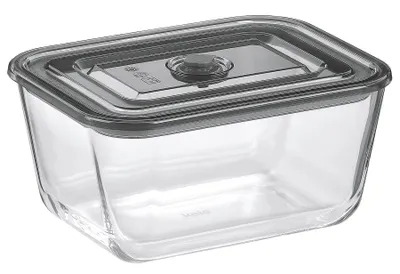 Image de KELA pot de stockage Aurelia 2500ml 23,8x18cm H : 11,1cm transparent