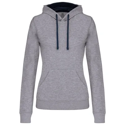 Produktbild von Kariban Damen-kapuzensweatshirt bicolor