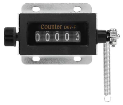 Mechanischer Zugzähler, 5-stellig, 0-99999, rückstellbar