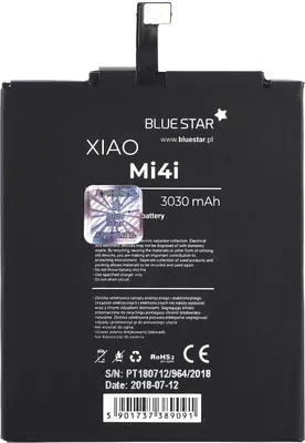 Produktbild von Bluestar Akku Ersatz kompatibel mit Xiaomi Mi4i 3030 mAh Austausch Batterie Accu BM33