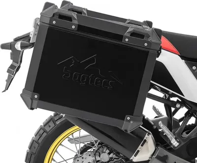 Immagine prodotto di Valigia moto in alluminio / valigia laterale 25 litri # XW25 nero destro
