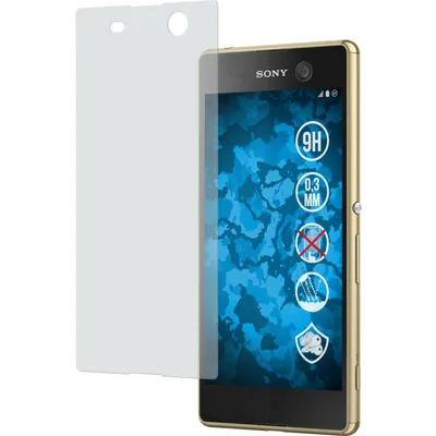 Produktbild von 2er-Pack PhoneNatic Glas-Folie matt  kompatibel mit Sony Xperia M5 - Panzerglas für Xperia M5