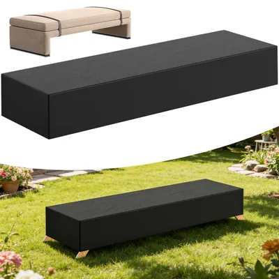Produktbild von Ikodm Gartenliege Abdeckung 200×68×30 cm, Wasserdichte Schutzhülle aus 420D Oxford-Gewebe, UV-beständig, Reißfest, mit Zugband