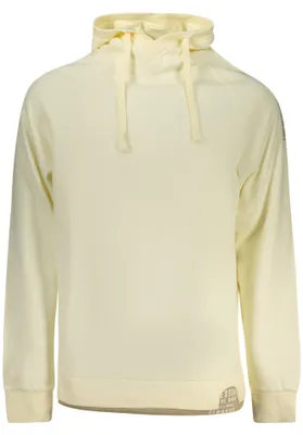 Produktbild von Herren-Kapuzen-Sweatshirt Weiß: Gefüttert & Mit Kontrastdetails
