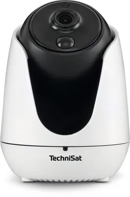 Zdjęcie produktu dla TechniSat 0000/9512, Kamera bezpieczeństwa IP, Wewnętrzna, Przewodowy i Bezprzewodowy, Zewnętrzny, Ściana, Czarny, Biały