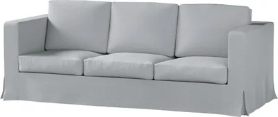 Produktbild von Dekoria Bezug für Karlanda 3-Sitzer Sofa nicht ausklappbar, lang, grau, Bezug für Sofa Karlanda 3-lang