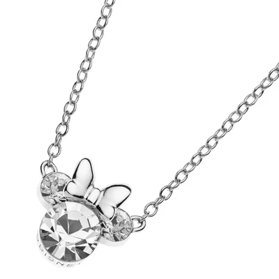 Produktbild von Disney Kinderkette Mickey Mouse Silber 925 mit Anhänger weißer Kristall N902352-RAPRL-18 40